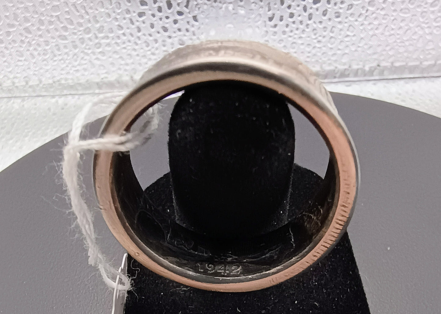 1942 Walking Liberty Half Dollar Ring Size 10.5