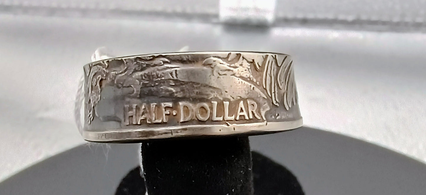 1942 Walking Liberty Half Dollar Ring Size 10.5