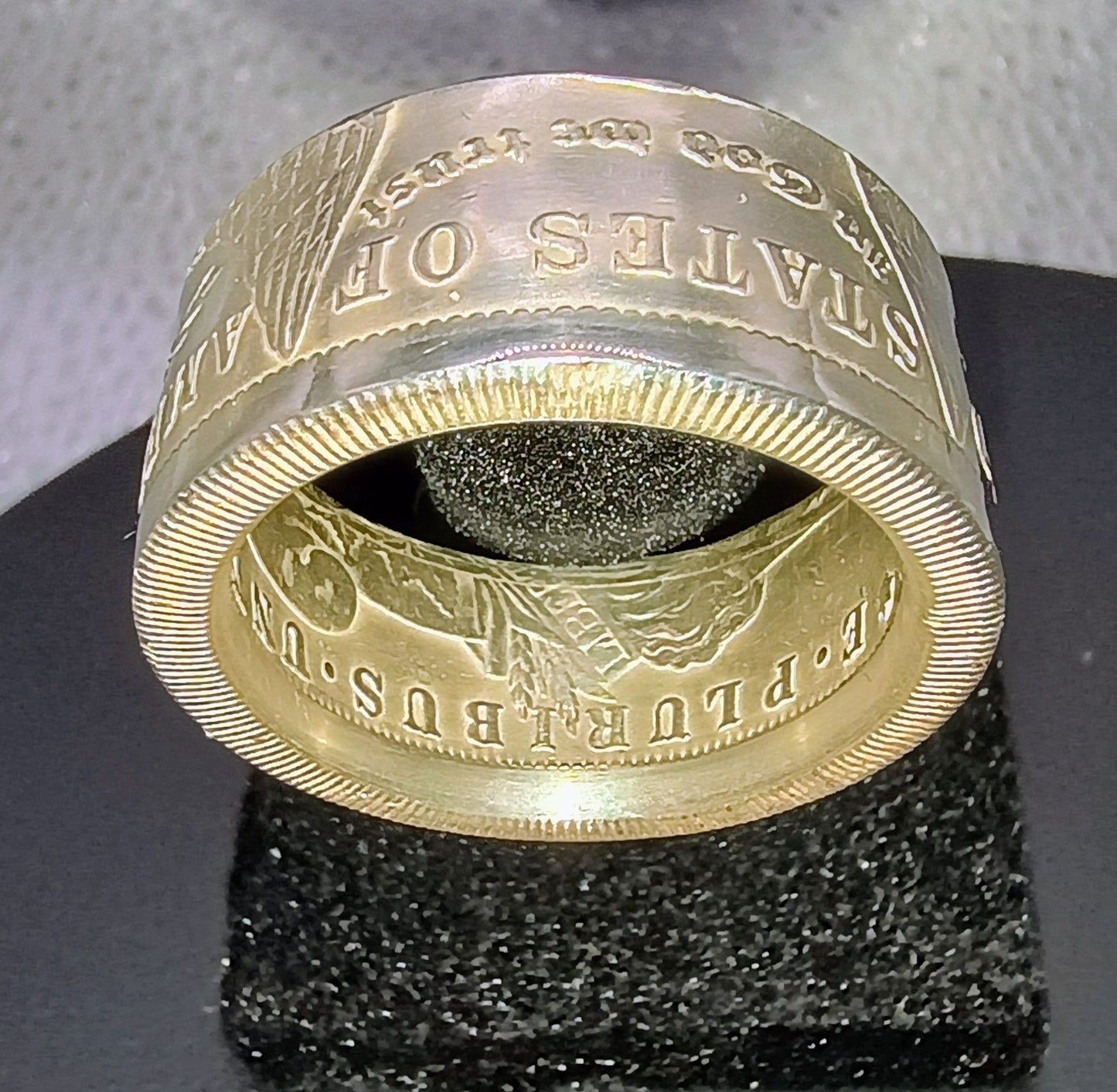 1883 Morgan Silver Dollar Ring Size 11.5