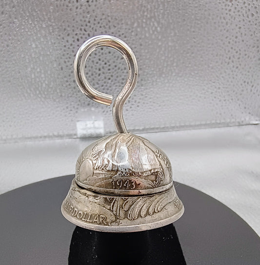 Double 1943 Walking Liberty Half Dollar Bell