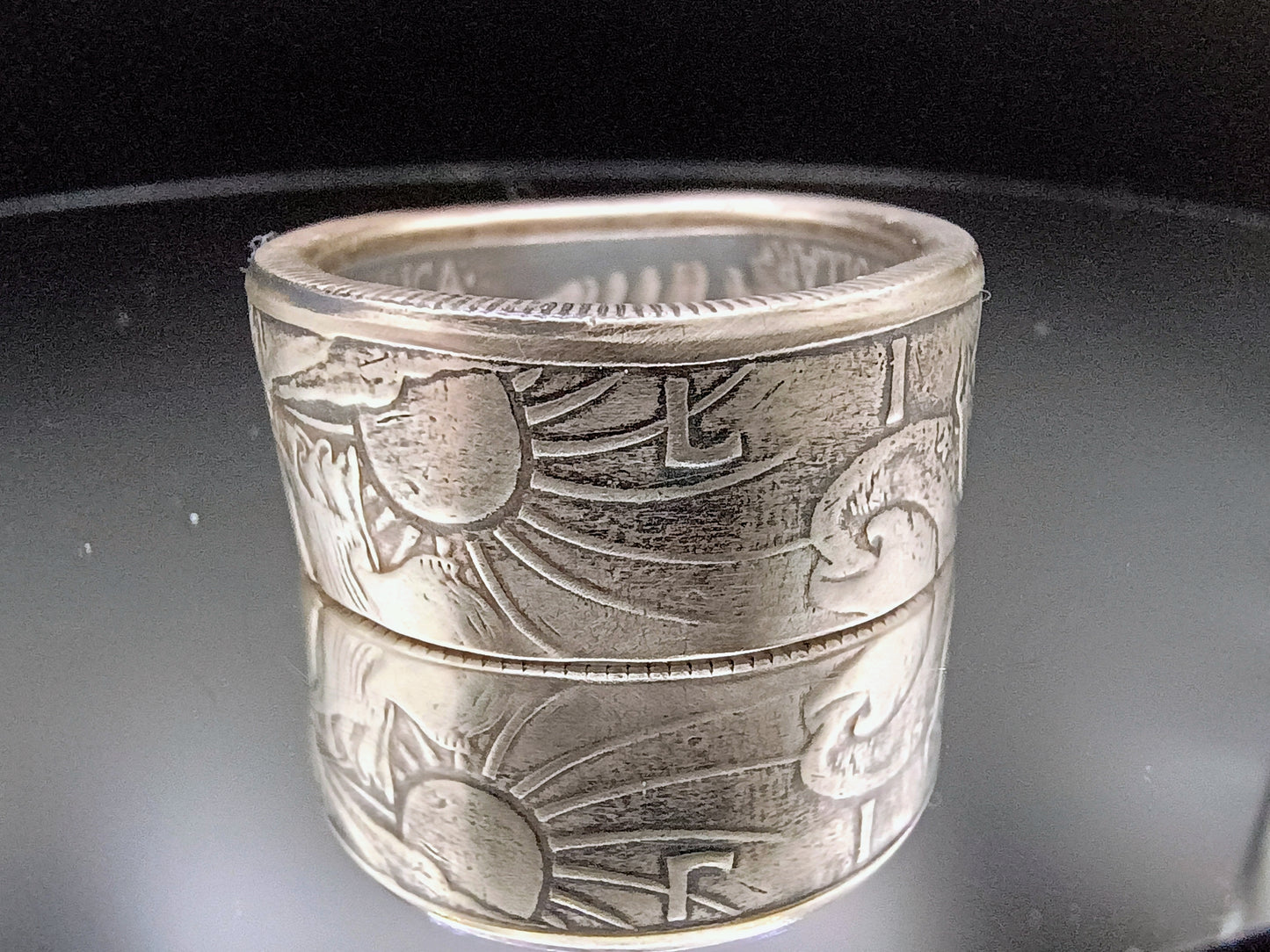 1945 Walking Liberty Half Dollar , Lightly Antiqued , size 9.25