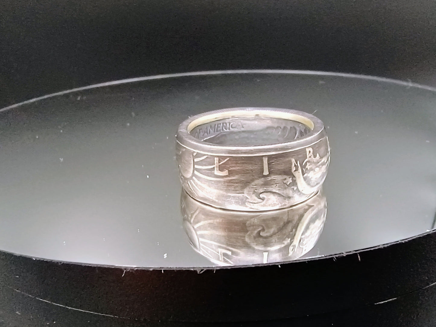 1945 Walking Liberty Half Dollar , Antiqued , size 9