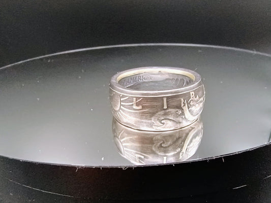 1945 Walking Liberty Half Dollar , Antiqued , size 9