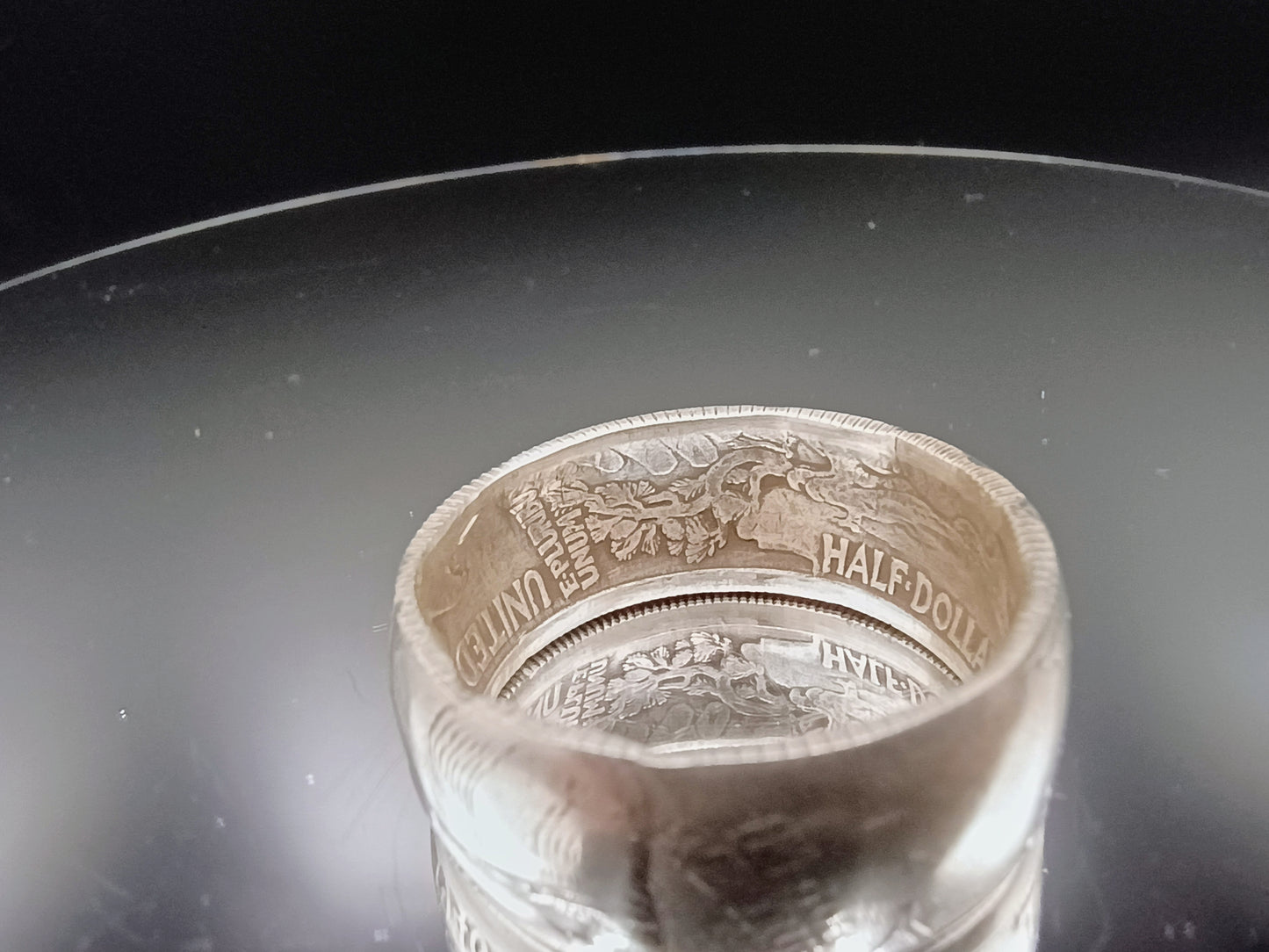 1946 Polished Walking Liberty Half Dollar Ring size 9.75