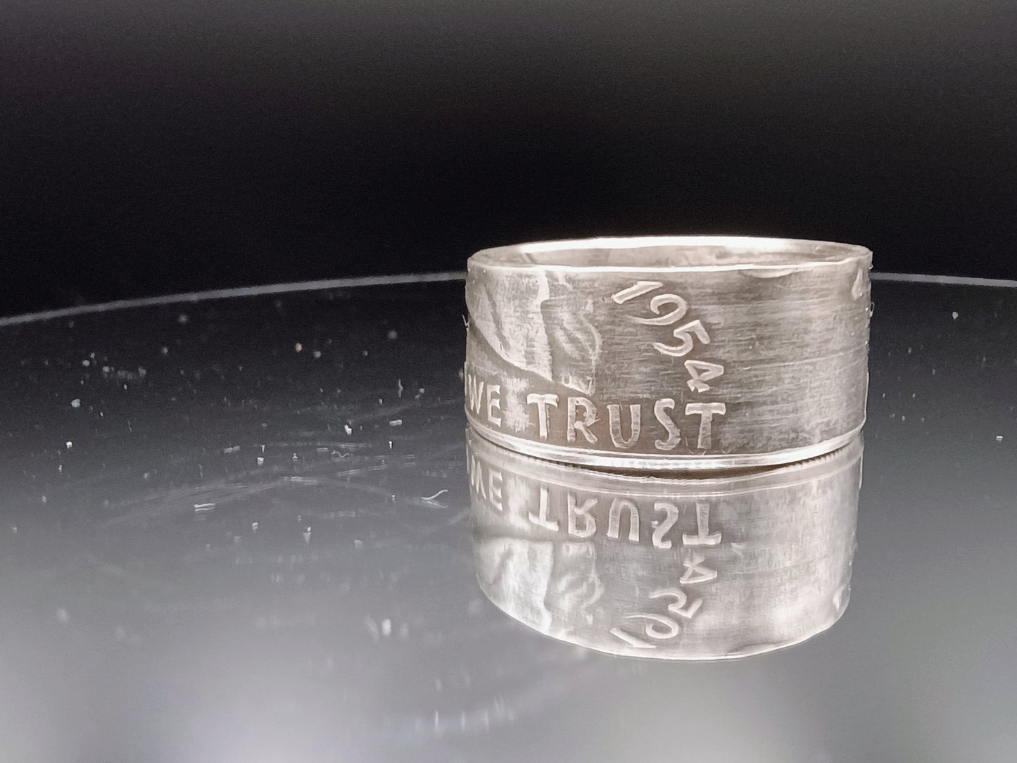 1954 Benjamin Franklin Half Dollar Ring size 8.5