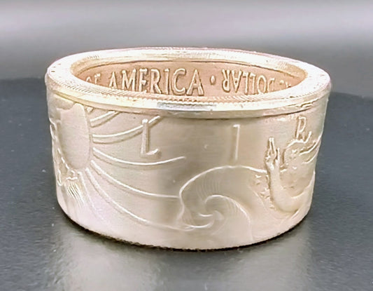Silver Eagle/ Walking Liberty Ring