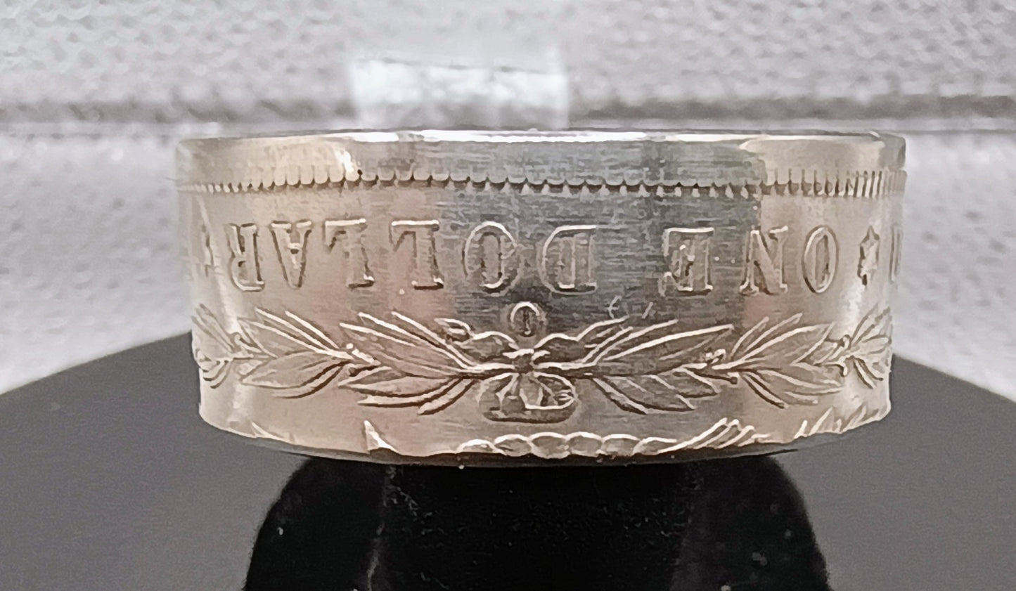 1884 Morgan Silver Dollar Ring , size 13.25