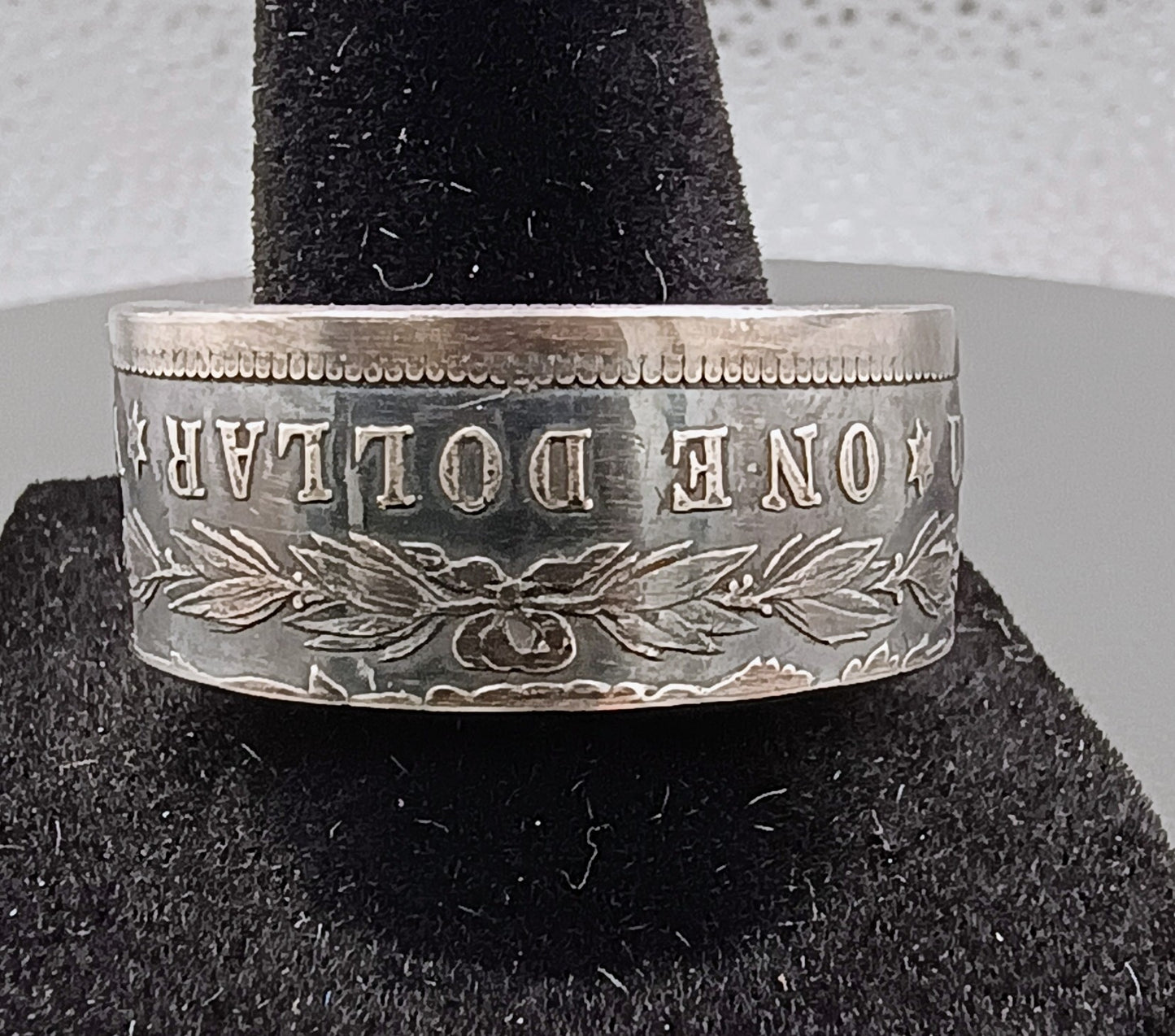 1901 Morgan Silver Dollar Ring Size 11.5