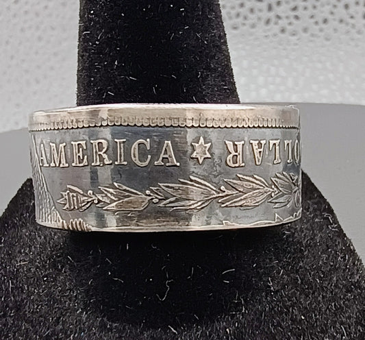1901 Morgan Silver Dollar Ring Size 11.5