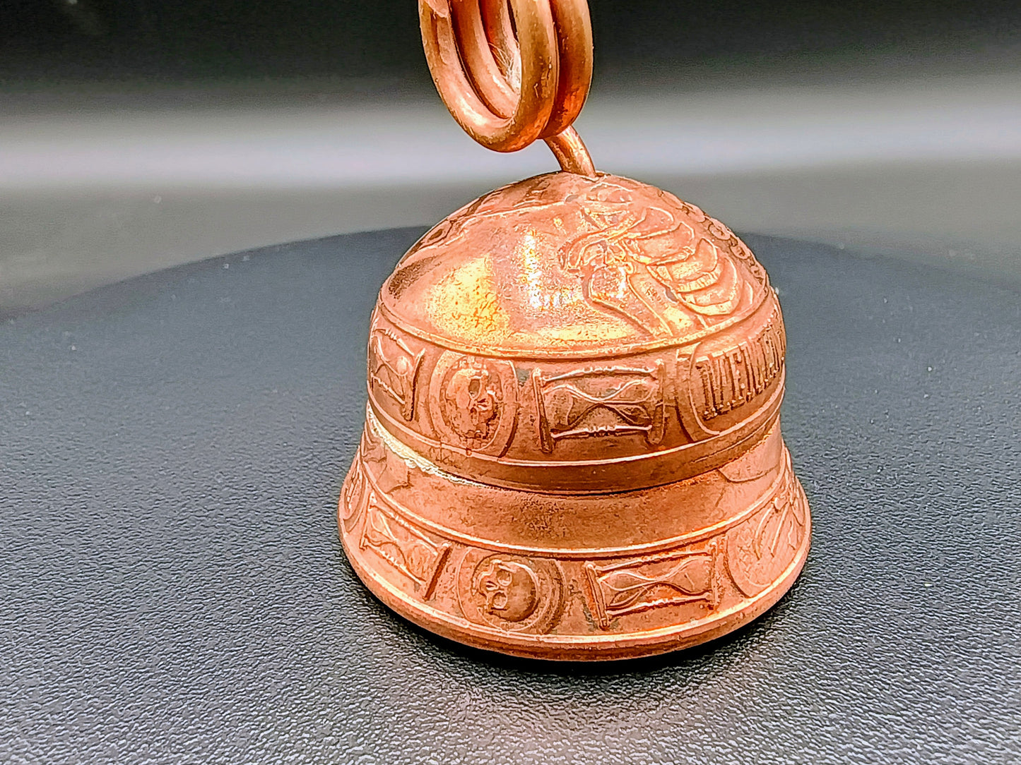 Solid Copper, Memento Mori, Biker Bell { Gremlin Bell }