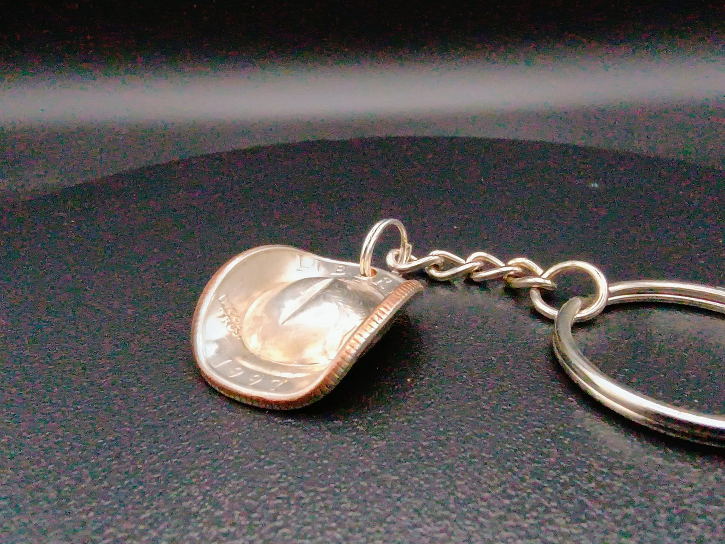 Cowboy Quarter Keychain