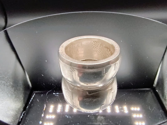 1923 Polished Peace Dollar Ring size 10