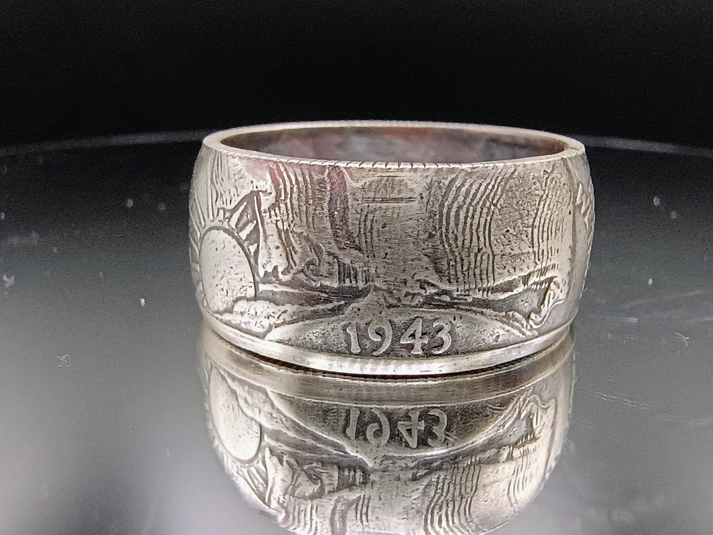 1943 Walking Liberty Half Dollar , Polished , size 8.5