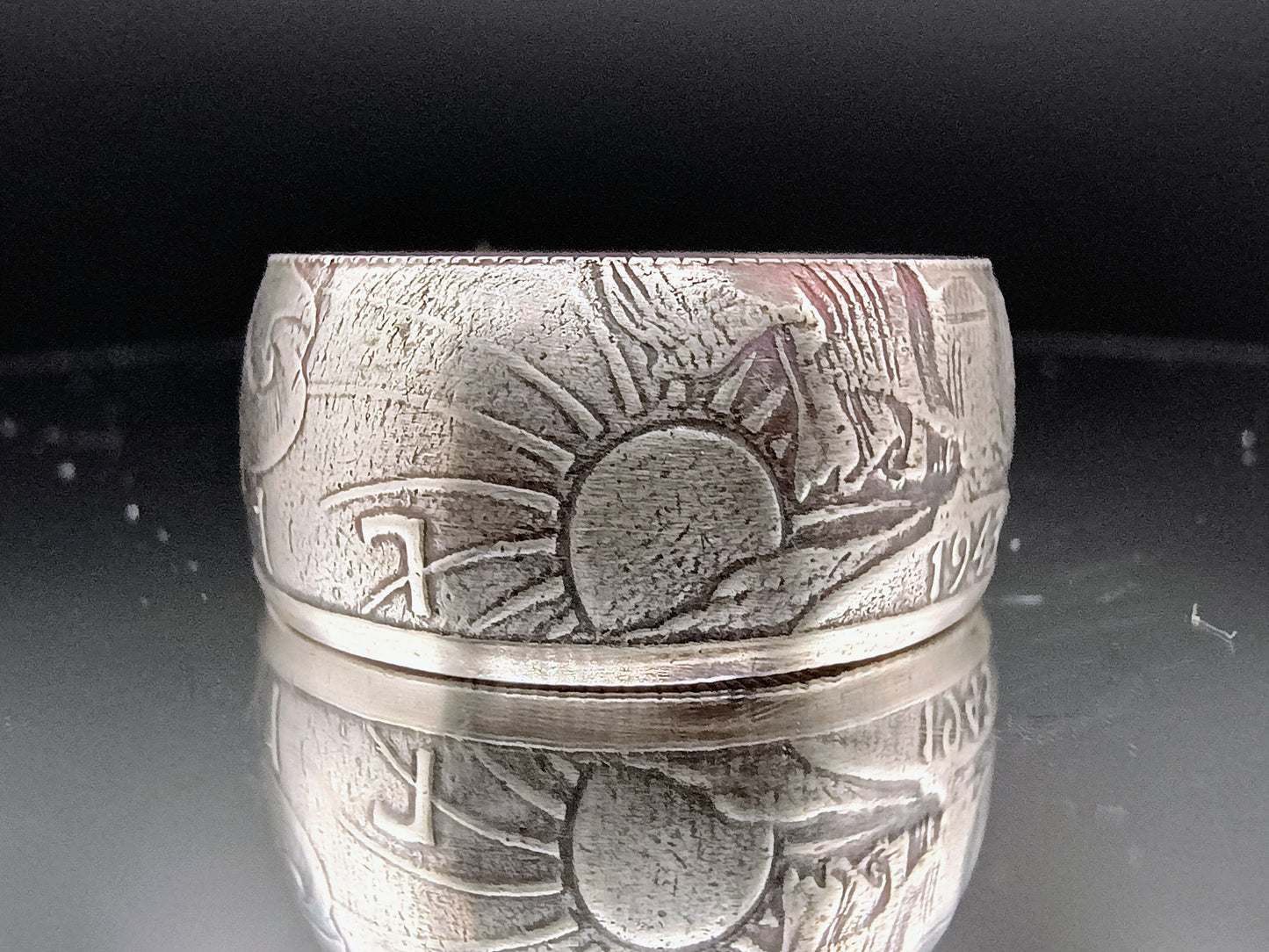 1943 Walking Liberty Half Dollar , Polished , size 8.5