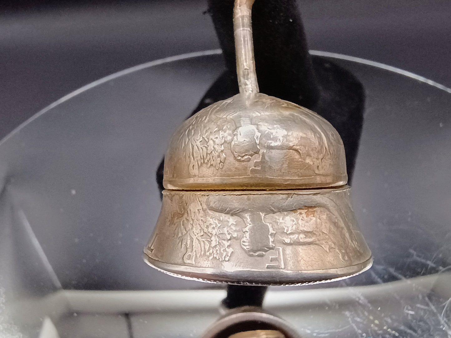 Double 1942 Walking Liberty Half Dollar Biker Bell 90% silver