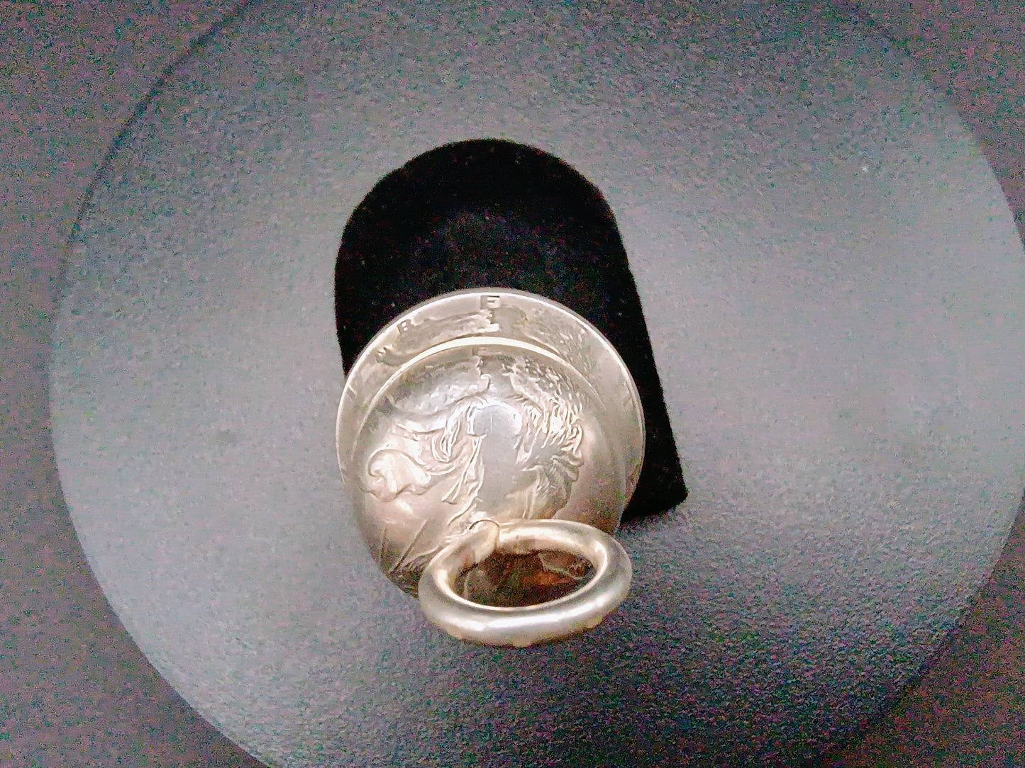 Double 1942, 1943 Walking Liberty Half Dollar Bell 90% silver