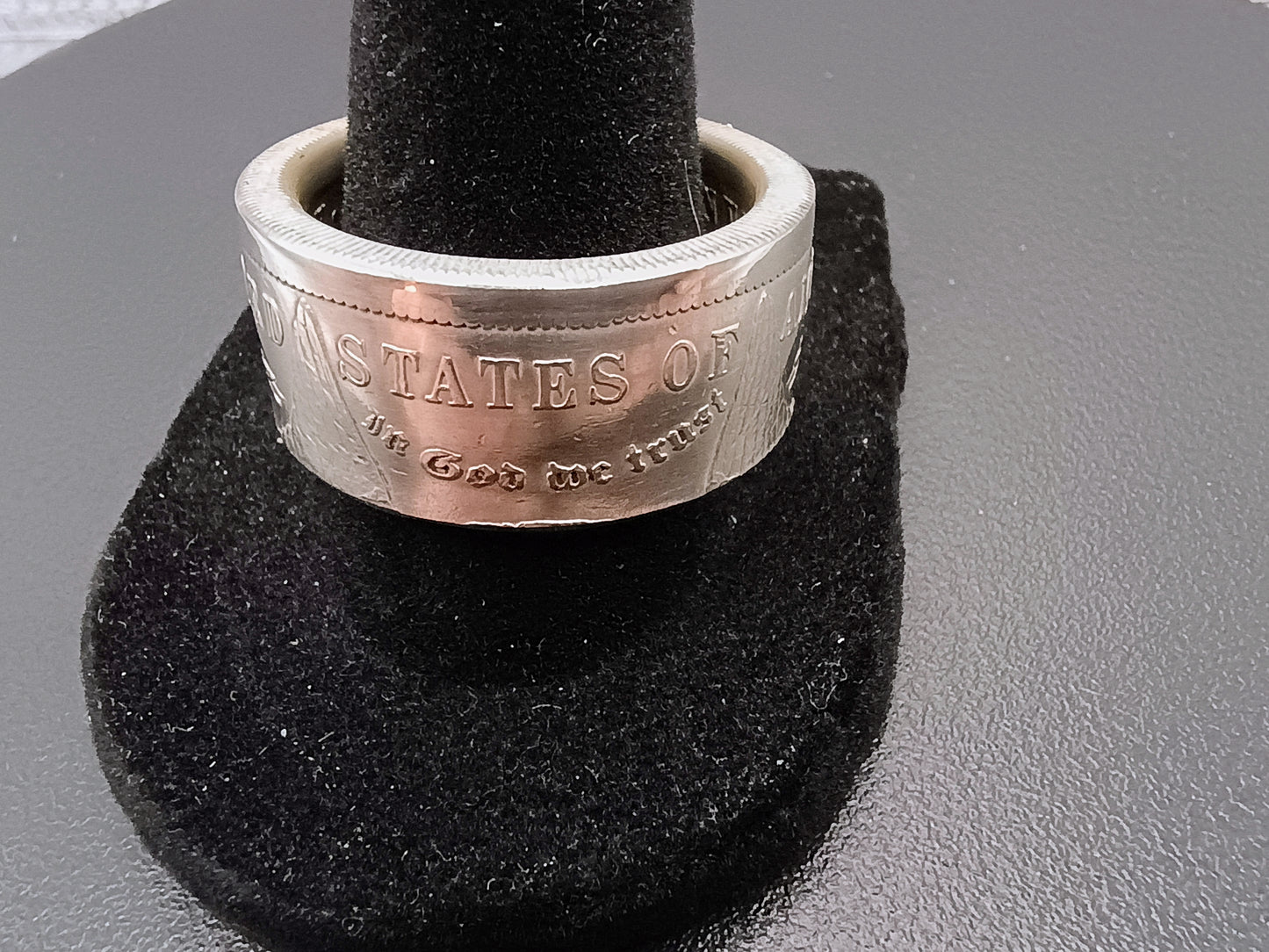 1883 Morgan Silver Dollar Ring Size 11.5