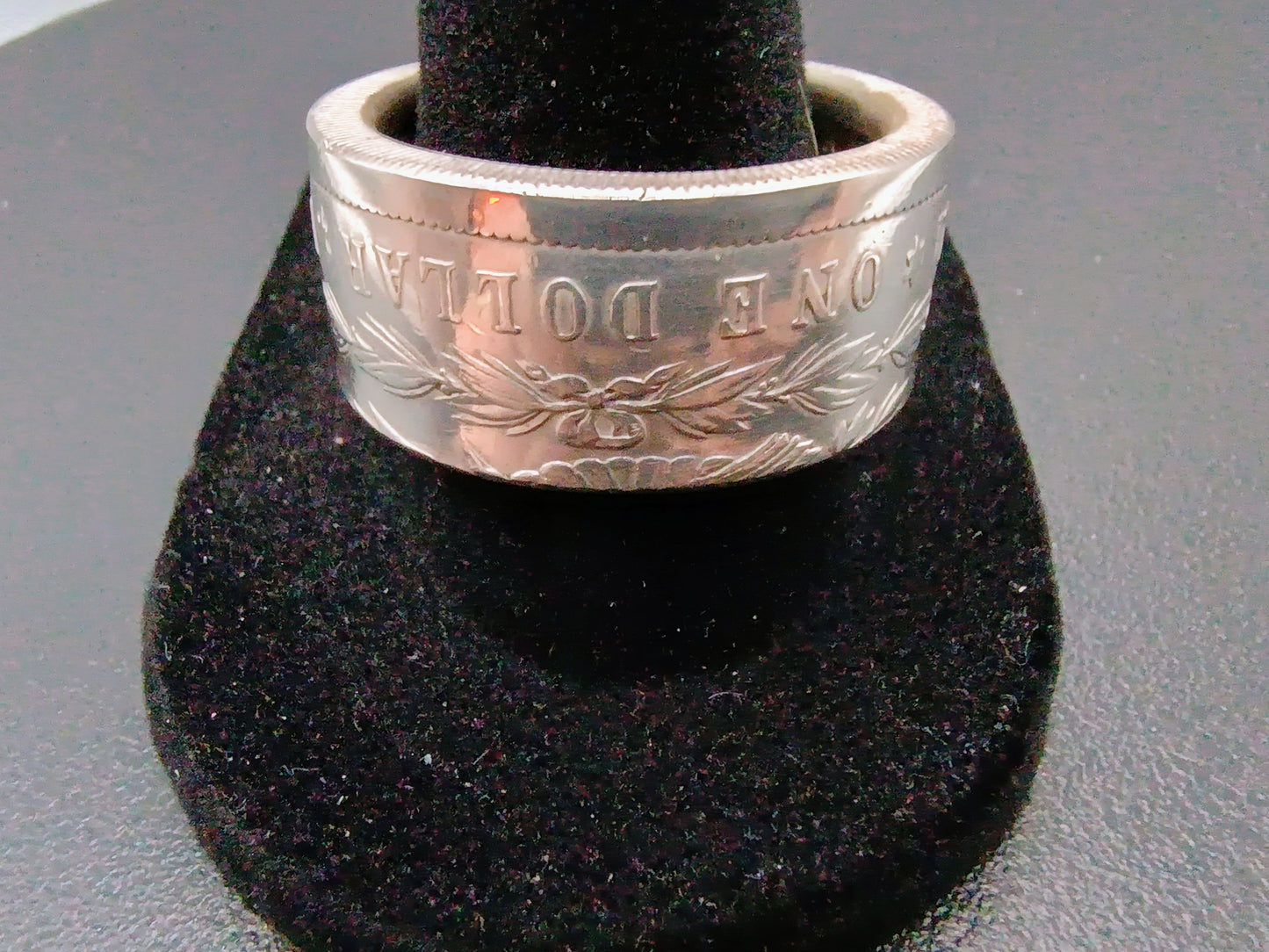 1883 Morgan Silver Dollar Ring Size 11.5