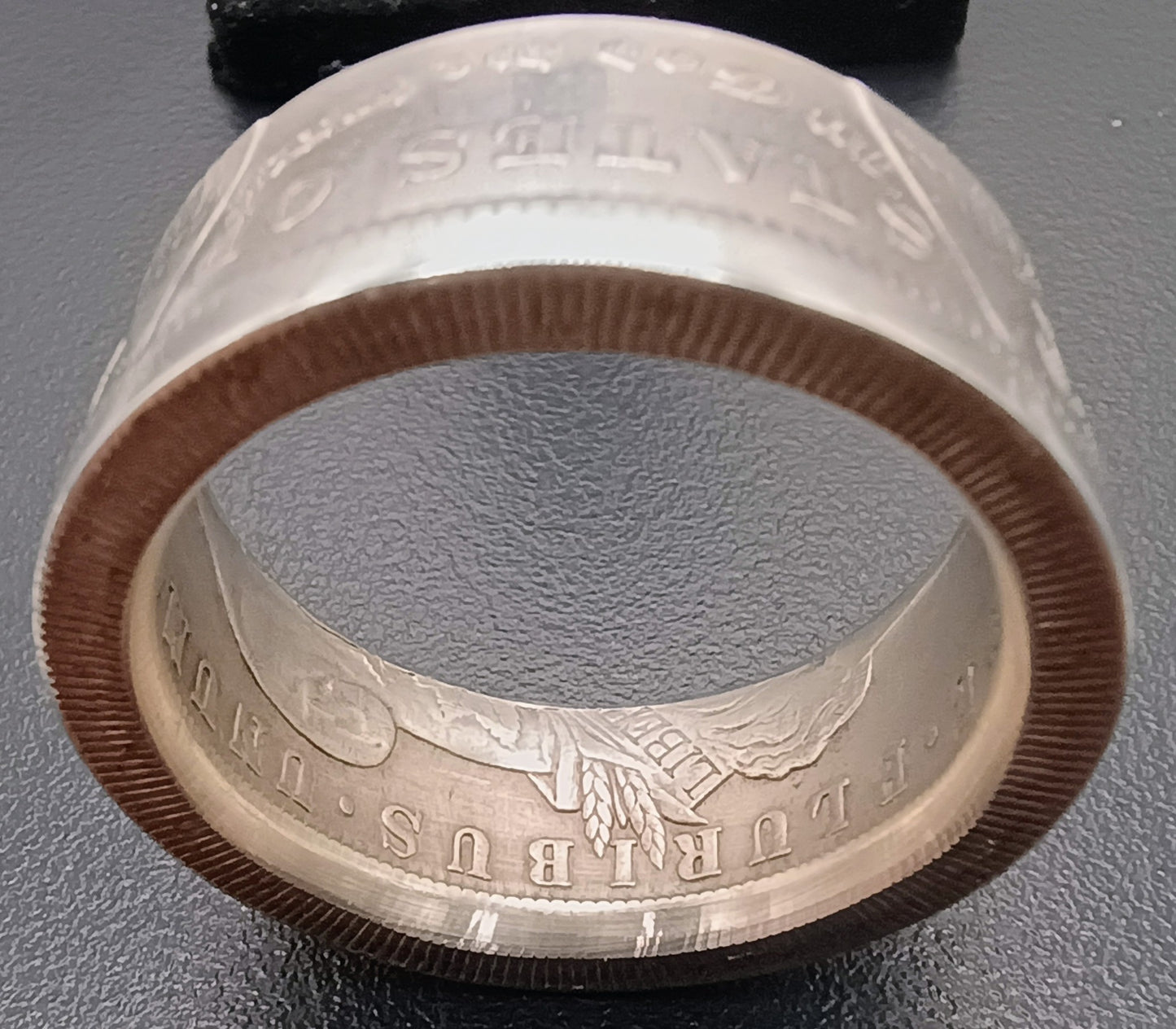 1884 Morgan Silver Dollar Ring , size 13.25