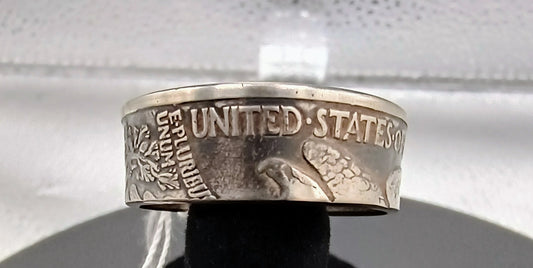 1942 Walking Liberty Half Dollar Ring Size 10.5