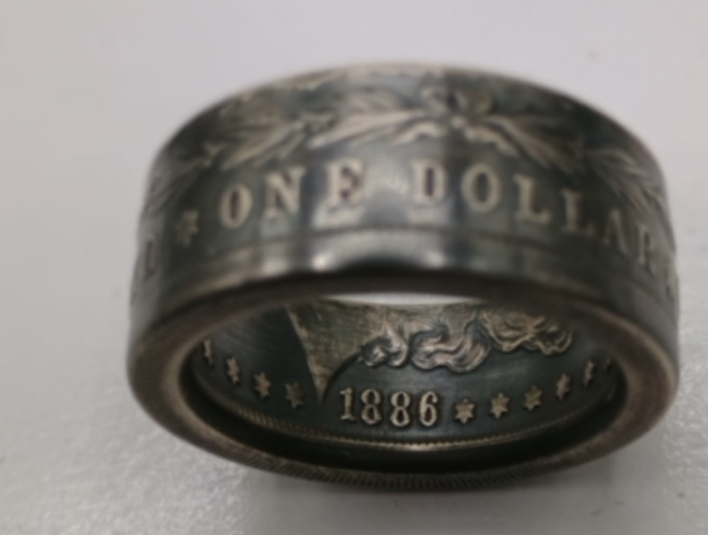 1886 Morgan Silver Dollar W/ Heavy Patina Size 11