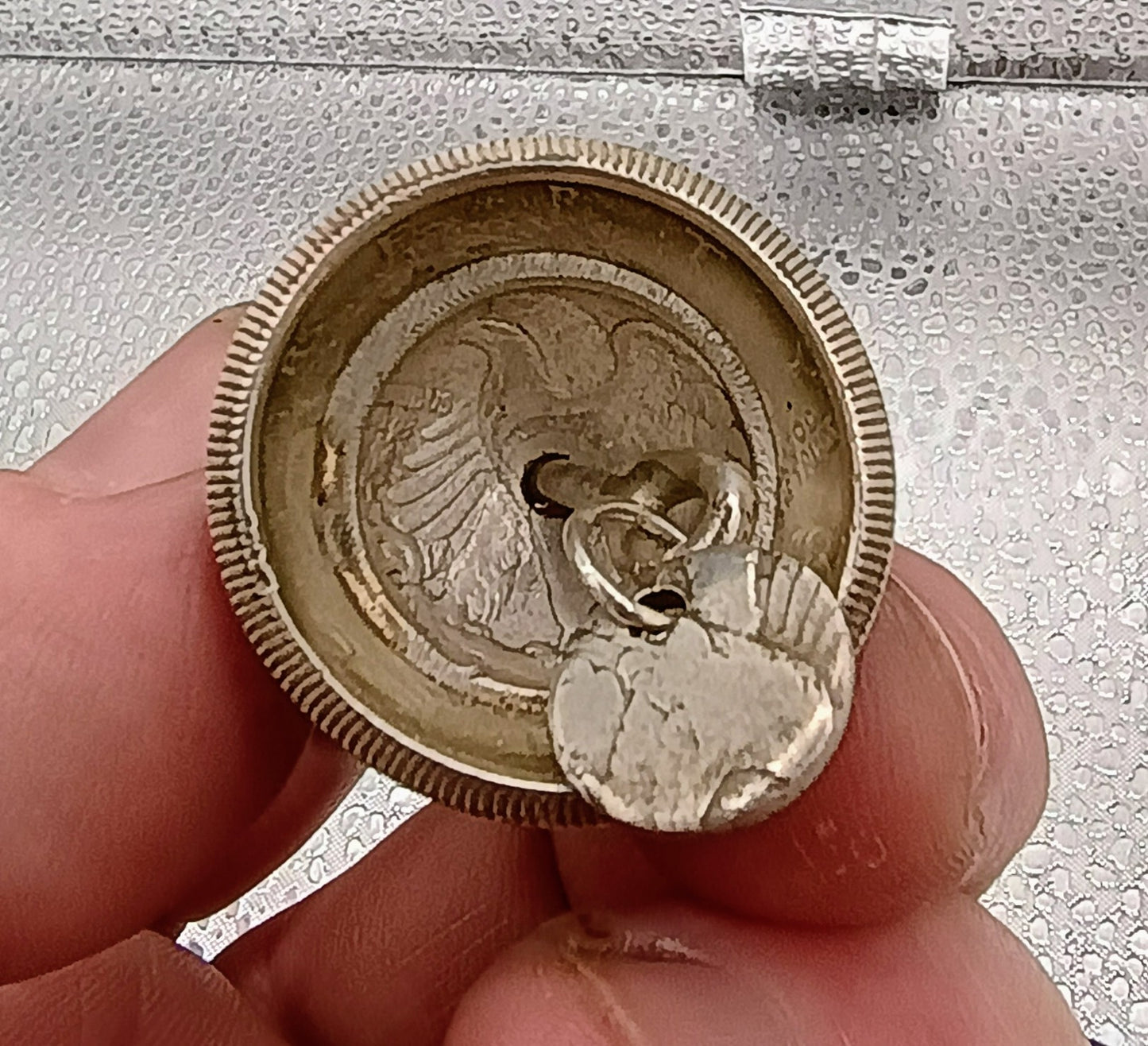 Double 1943 Walking Liberty Half Dollar Bell